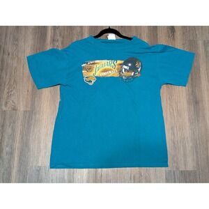 Vintage‎ Jacksonville Jaguars NFL Football T Shirt Teal Size M
